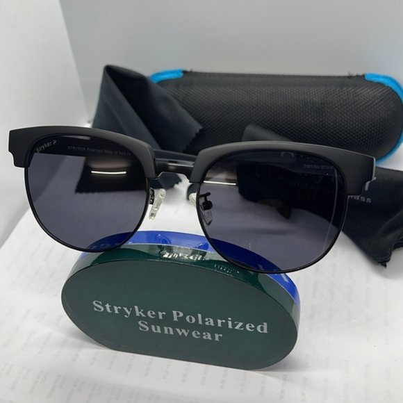 BNIB Stryker Popular UNISEX Club Master style Polarized lenses ST06219 - Picture 2 of 8